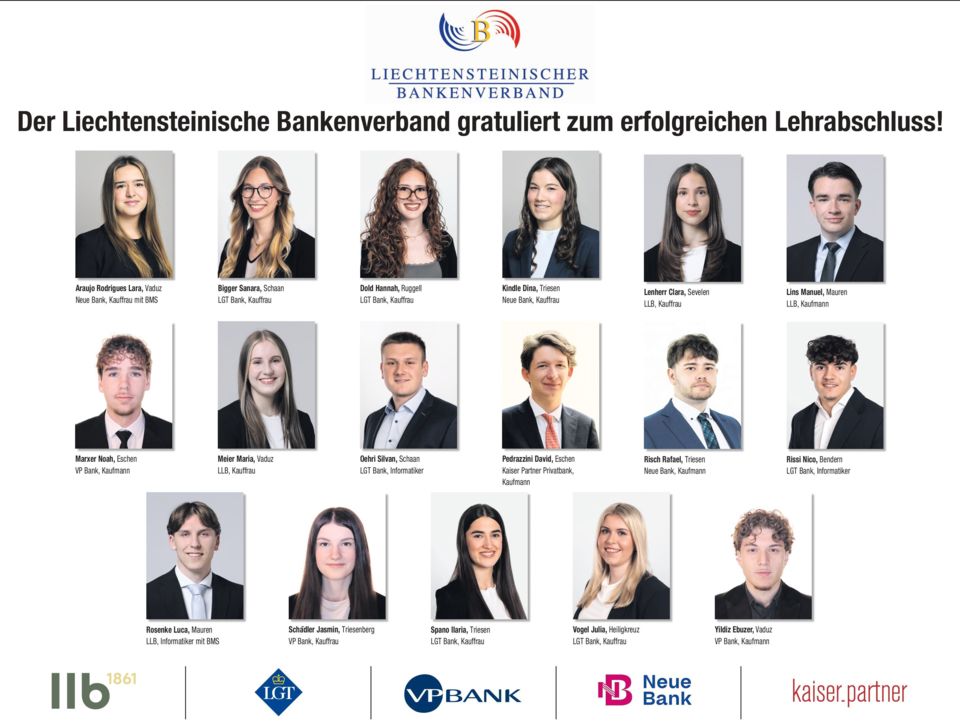 Herzliche Gratulation zum erfolgreichen Lehrabschluss 2026